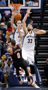 Damian Lillard, Marc Gasol, Kosta Koufos
